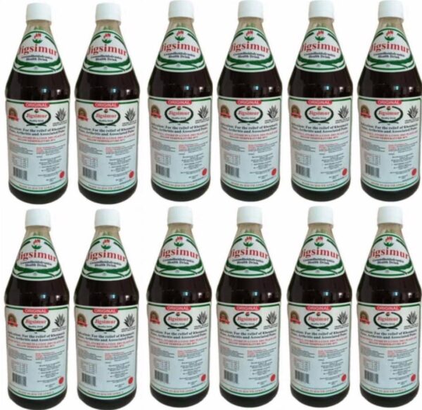 1 carton (12 bottles) Jigsimur Natural Herbal Drink, 750ML